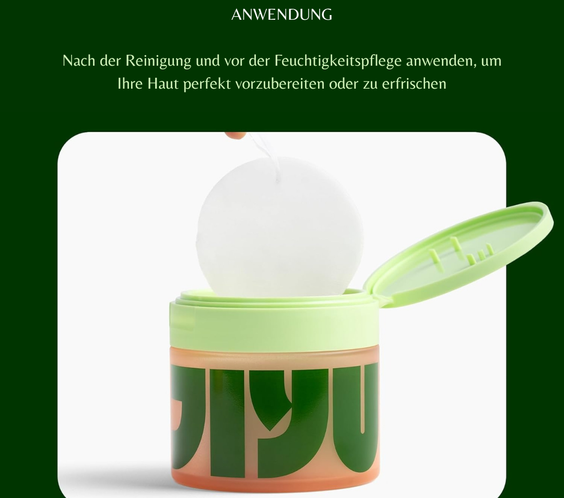 JIYU Tonisierende & Aufhellende Pads